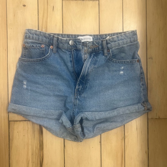 High waited denim zara shorts - Picture 1 of 3